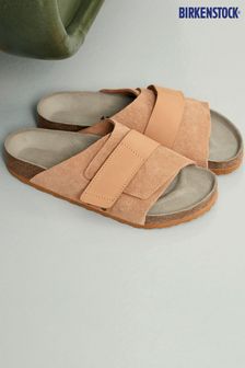 Birkenstock Tan Brown Suede Kyoto Sandals