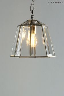 Silver Clayton Glass Ceiling Light Pendant