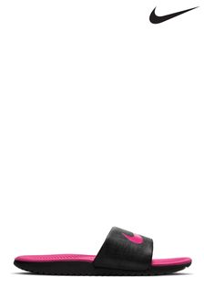 Nike Black Kawa Junior Sliders