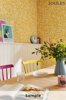 Joules Antique Gold Twilight Ditsy Wallpaper Sample Wallpaper