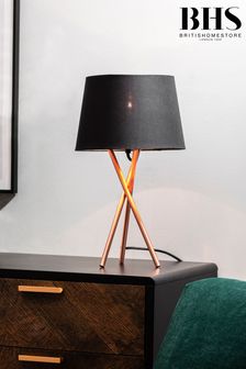 BHS Copper Drey Table Lamp