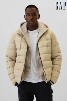 Gap Beige Cold Control Puffer Jacket