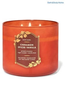 Bath & Body Works Cinnamon Spiced Vanilla 3-Wick Candle 14.5 oz / 411 g