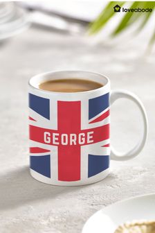 Personalised Union Jack Mug