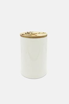 The Just Slate Company White Small Stag Storage Jar