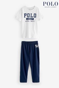 Polo Ralph Lauren Navy 100% Cotton Pyjama Set