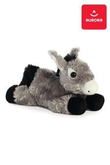 Aurora World Mini Flopsies 8 Inch Plush Donkey Soft Toy