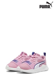 Puma Pink Kids Girls Wired Run Pure Shoes