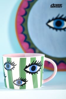 Eleanor Bowmer Set of 2 Green Electric Coast Eye Mugs