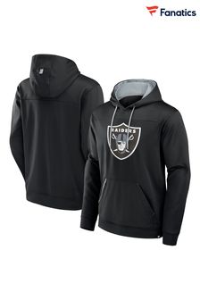 Fanatics NFL Las Vegas Raiders Defender Dot Faded Primary Fleece Black Hoodie