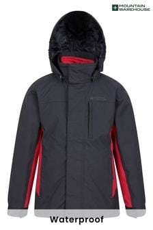 Mountain Warehouse Black Kids Cannonball 3 In 1 Waterproof Jacket