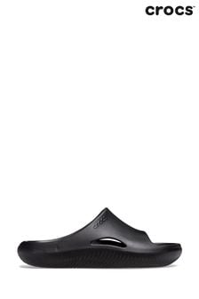 Crocs Black Mellow Slides