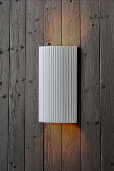 Houseof. White Ceramic Pillar Wall Light