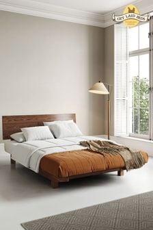 Get Laid Beds Coffee Bean Brown Floating Space Saver Solid Wood Bed
