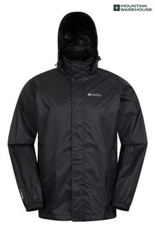 Mountain Warehouse Black Mens Pakka Waterproof Jacket