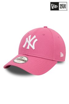 New Era Girls Pink New York Yankees League Essential 9FORTY Cap