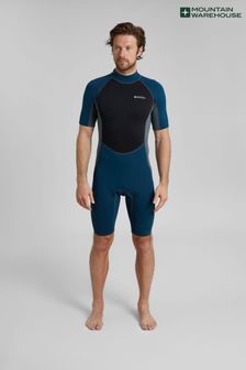 Mountain Warehouse Black Mens Shorty Neoprene Wetsuit