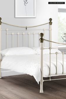 Julian Bowen Stone White Victoria Metal Bed