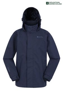 Mountain Warehouse Blue Kids Solar Waterproof Jacket