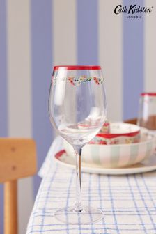 Cath Kidston Red Feels Like Home Set of 4 Wine Glasses