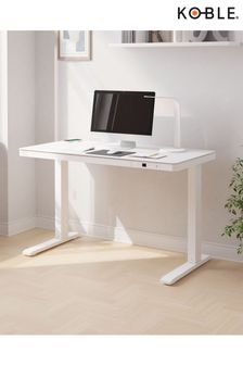 Koble White Juno Height Adjustable Smart Desk