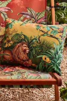Joe Browns Green Regal Lion Reversible Garden Cushion