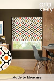 Orla Kiely Red Multi Spot Flower Made to Measure Roller Blinds