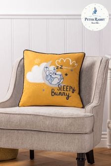 Peter Rabbit™ Yellow Sleepy Head Timeless Cushion