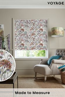 Voyage Dusk Red Country Hedgerow Made to Measure Roman Blind