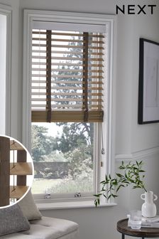 Brown 50mm Slat Venetian Blinds