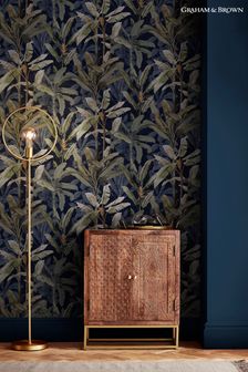 Graham & Brown Blue Borneo 10M Wallpaper