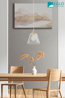 Eglo Gold/Clear Copley 1 Light Ceiling Light Pendant