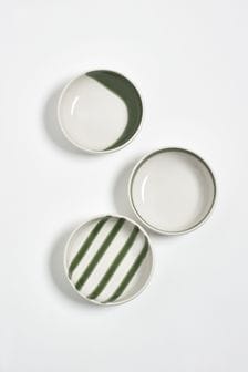 Jasper Conran London Set of 4 Green Abstract Set of 4 Bowls
