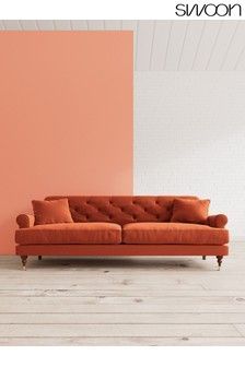 Soft Wool/Burnt Orange Sidbury by Swoon