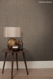 Graham & Brown Brown Origin Ground 10M Wallpaper