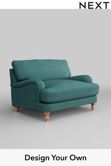 Studio Chenille/Dark Teal Avery Luxe Relaxed Sit