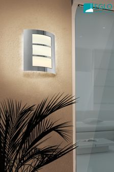 Eglo Silver City Stainless Steel Exterior Wall Light