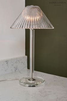 Jasper Conran London Clear Pleat Glass Table Lamp