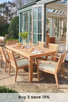 Grey Garden Salcey Teak Dining Table and Chair Set