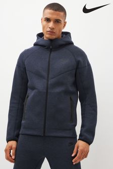 Nike Navy Tech Fleece Zip-Up Hoodie