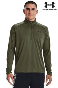 Under Armour Khaki Tech Quarter Zip Fleece