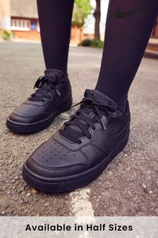 Nike Black Youth Court Borough Low Recraft Trainers