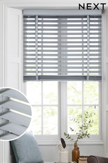 Grey 50mm Slat Venetian Blinds