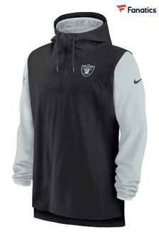 Nike Black NFL Fanatics Las Vegas Raiders Sideline Player Lightweight Jacket