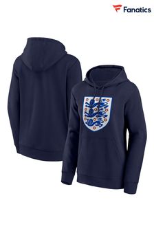 Fanatics Womens Large Blue England Essentials Crest Hoodie