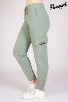 Pineapple Green Womens Cargo Joggers