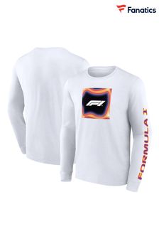 Fanatics Formula 1 Heat Map Long Sleeve 100% Cotton Black T-Shirt