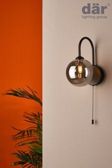 Dar Lighting Black Eissa Wall Light