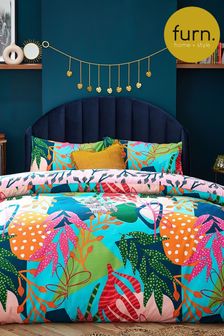 Furn Multicolour Coralina Floral Duvet Cover Set