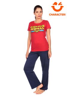 Character Red Woman Wonder 100% Cotton Pyjamas